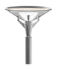  Kipp Post Class I 6746 Lumens ø6 Cm Pole Aluminium