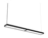  Lp Slim Box Suspended Lamp Double4773 Lumens Dali Black