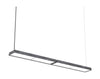  Lp Slim Box Suspended Lamp Double4870 Lumens Dali Dark Aluminium