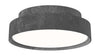  Lp Slim Round Surface Mounted Ceiling Lamp 1092 Lumens ø25 Cm Dark Aluminium