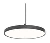  Lp Slim Round Suspended Lamp Led 3000 K 53 W ø68 Cm Dark Aluminium