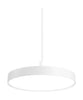  Lp Slim Round Suspended Lamp Led 4000 K 25 W ø44 Cm White