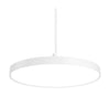  Lp Slim Round Suspended Lamp Led 4000 K 53 W ø68 Cm White