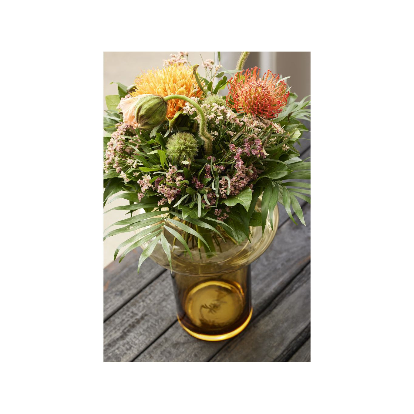 [product_category]-Lyngby Glas Tube Vase H: 40 Cm, Amber-Lyngby Glas-5722000235521-23552-LYN-20