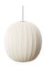 Made By Hand Knit Wit 75 Round Pendant Lamp Pearl White