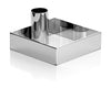 Malling Living Edge Candle Holder, Chrome