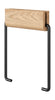 Moebe Toilet Paper Holder, Oak/Black