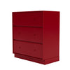 Montana Carry Dresser With 7 Cm Plinth, Beetroot Red