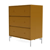 Montana draagt ​​dressoir met benen, Amber/Matt Chrome