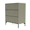 Montana Carry Dresser With Legs, Fennel/Black