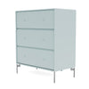 Montana draagt ​​dressoir met benen, Flint/Matt Chrome