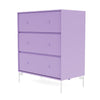 Montana Carry Dresser With Legs, Iris/Snow White