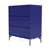 Montana draagt ​​dressoir met benen, Monarch Blue/Black