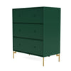 Montana draagt ​​dressoir met benen, den/messing