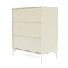 Montana Carry Dresser With Legs, Vanilla/Snow White