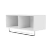 Montana Coat Shelf With Clothes Rack, New White