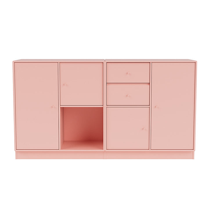 Montana paar dressoir met 7 cm plint, ruby