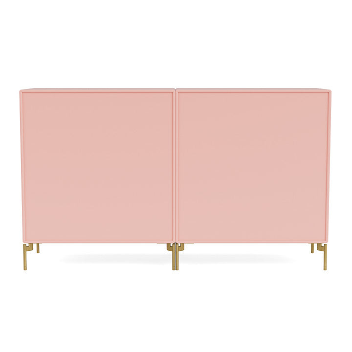 Montana -paar dressoir met benen, Ruby/Brass