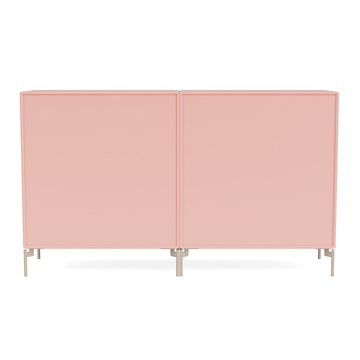 Montana -paar dressoir met benen, Ruby/Mushroom