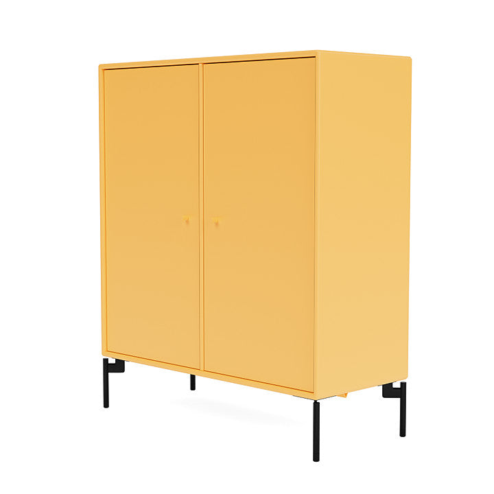 Montana Cover Cabinet met benen, Acacia/Black