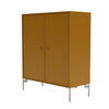 Montana Cover Cabinet With Legs, Amber/Matt Chrome