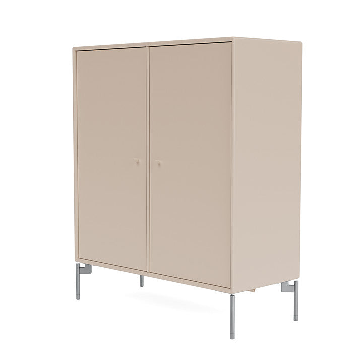 Montana Cover Cabinet met benen, Clay/Matt Chrome