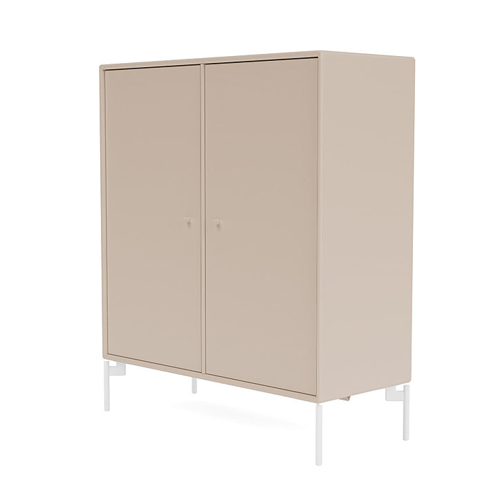 Montana Cover Cabinet met benen, klei/sneeuwwit