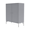 Montana Cover Cabinet With Legs, Graphic/Matt Chrome