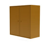 Montana Cover Cabinet met ophangrail, Amber Geel