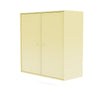 Montana Cover Cabinet met ophangrail, kamille geel