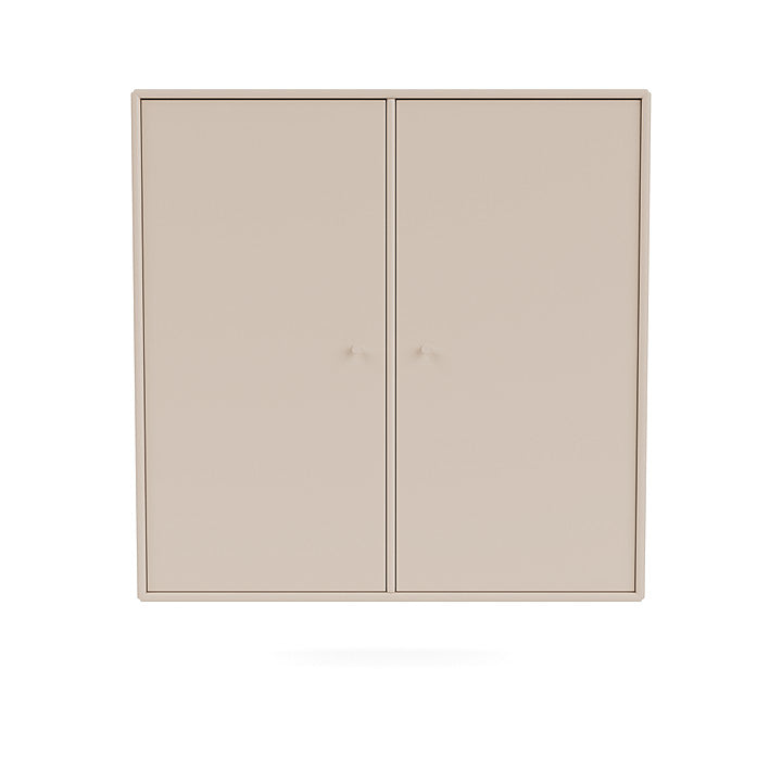 Montana Cover Cabinet met ophangrail, klei