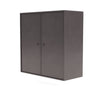 Montana Cover Cabinet met ophangrail, koffiebruin