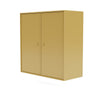 Montana Cover Cabinet met ophangrail, komijn geel