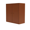 Montana Cover Cabinet met ophangrail, hazelnootbruin