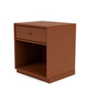 Montana Dream Nightstand With 3 Cm Plinth Hazelnut Brown