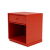 Montana Dream Nightstand With 3 Cm Plinth Rosehip Red