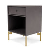 Montana Dream Nightstand With Legs Coffee/Brass