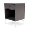 Montana Dream Nightstand With Legs Coffee/Snow White