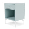 Montana Dream Nightstand With Legs Flint/Snow White