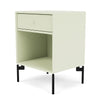 Montana Dream Nightstand With Legs, Pomelo/Black