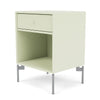 Montana Dream Nightstand With Legs, Pomelo/Matt Chrome