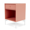 Montana Dream Nightstand With Legs Rhubarb/Snow White