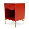 Montana Dream Nightstand With Legs Rosehip/Brass