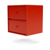 Montana Drift Drawer Module With Suspension Rail, Rosehip Red