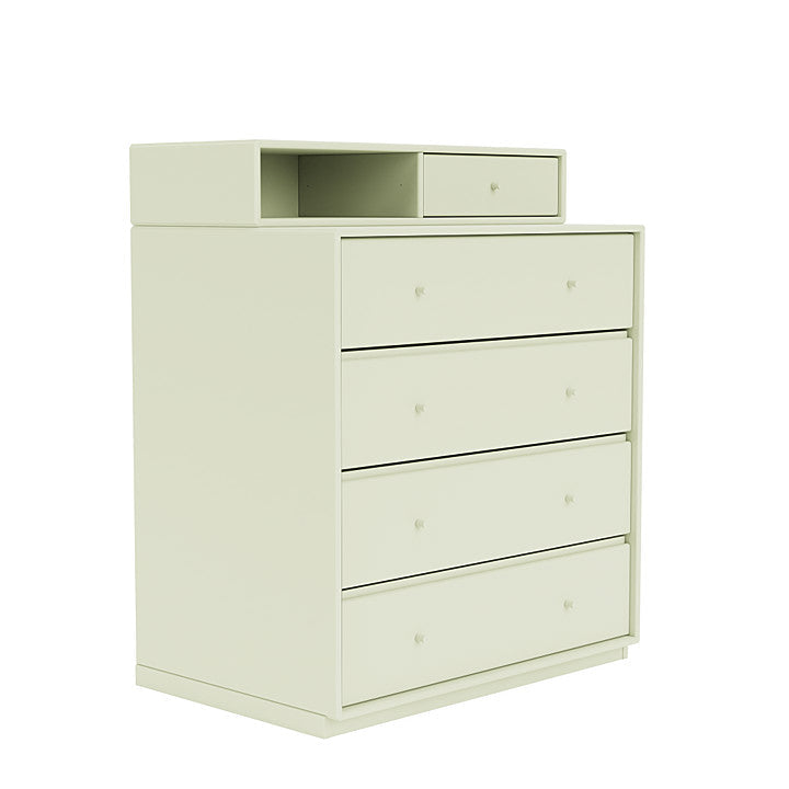 Montana houdt ladekast met 3 cm plint, Pomelo Green