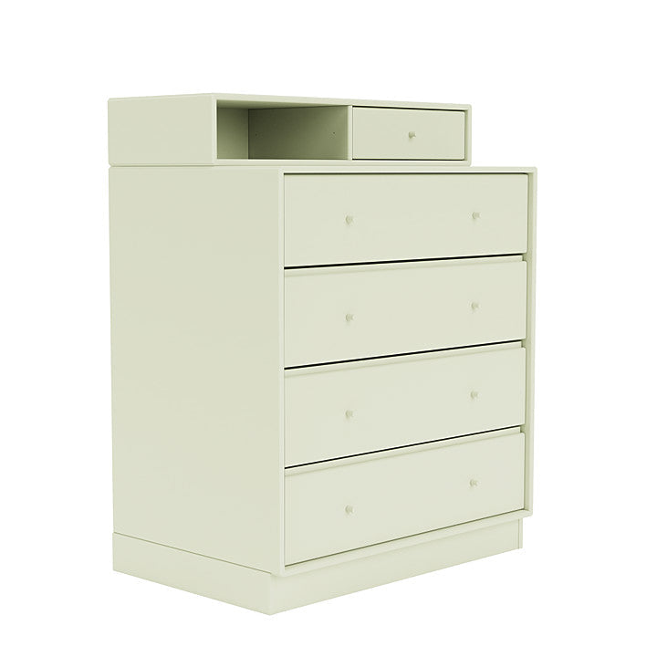 Montana houdt ladekast met 7 cm plint, Pomelo Green