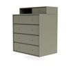 Montana Keep Chest Of Drawers With Suspension Rail, Fennel Green