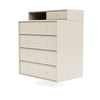 Montana Keep Chest Of Drawers With Suspension Rail, Oat