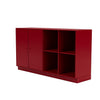 Montana Pair Classic Sideboard With 7 Cm Plinth, Beetroot Red