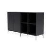 Montana Pair Classic Sideboard With Legs Anthracite/Matt Chrome